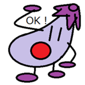 The eggplant boy sticker #8662227