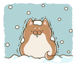 365 days of Toshio - Winter - sticker #8662829