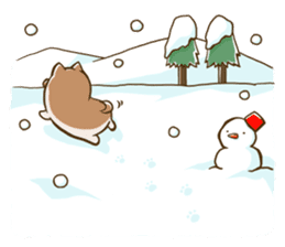 365 days of Toshio - Winter - sticker #8662831