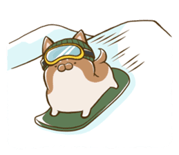 365 days of Toshio - Winter - sticker #8662832