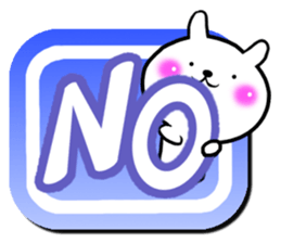 Goofy rabbit. sticker #8663089