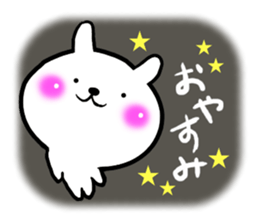 Goofy rabbit. sticker #8663104