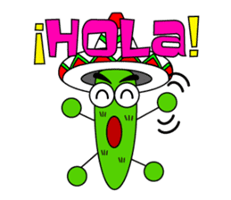 Hello! Latin Cactus! sticker #8663210