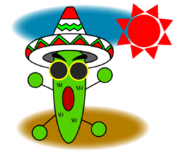 Hello! Latin Cactus! sticker #8663214