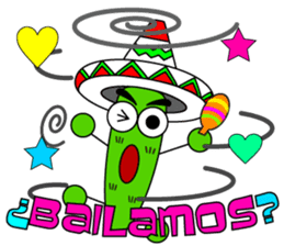 Hello! Latin Cactus! sticker #8663224