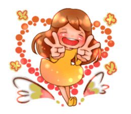 Cawaii woman sticker sticker #8663591