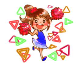 Cawaii woman sticker sticker #8663603