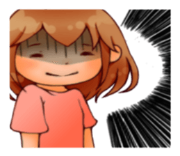 Cawaii woman sticker sticker #8663608