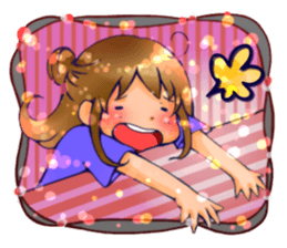 Cawaii woman sticker sticker #8663616