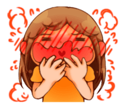 Cawaii woman sticker sticker #8663622