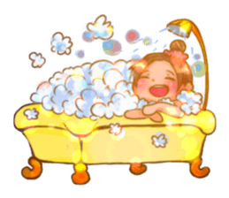 Cawaii woman sticker sticker #8663624