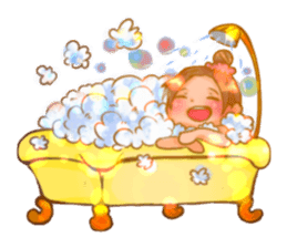 Cawaii woman sticker sticker #8663624