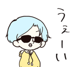 A cute blank face sticker #8664320