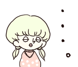 A cute blank face sticker #8664325