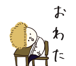 A cute blank face sticker #8664344