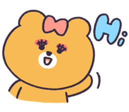 Miss Bear! sticker #8664990