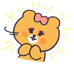 Miss Bear! sticker #8664995