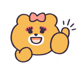 Miss Bear! sticker #8664996
