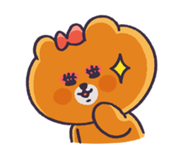 Miss Bear! sticker #8665003