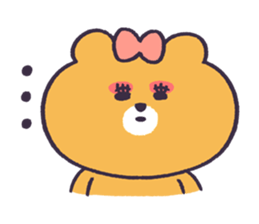 Miss Bear! sticker #8665006