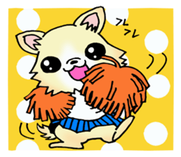 Cream-colored puppy2 sticker #8665387