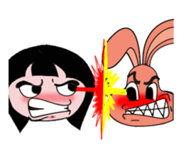 The most pretty girl in her imagination. sticker #8666075