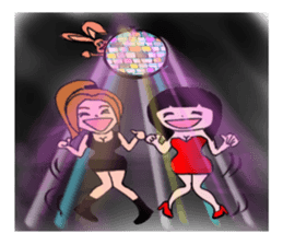 The most pretty girl in her imagination. sticker #8666090