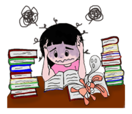 The most pretty girl in her imagination. sticker #8666092