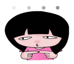 The most pretty girl in her imagination. sticker #8666102