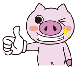 Daily life of the pig 2 sticker #8666708