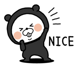 White bear "SUITKUN" sticker #8666936