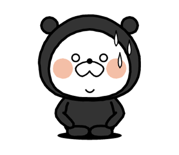 White bear "SUITKUN" sticker #8666942