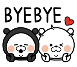 White bear "SUITKUN" sticker #8666945