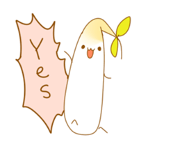 TOFU & SPROUT + FISH SAUSAGE sticker #8668110