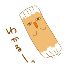 TOFU & SPROUT + FISH SAUSAGE sticker #8668126