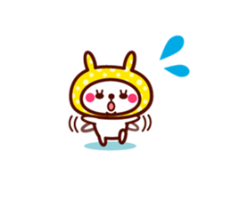Cute rabbit Hood 3 sticker #8668519