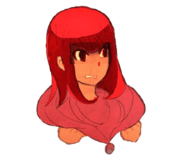 Girls expression sticker #8669955