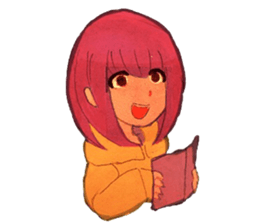 Girls expression sticker #8669964