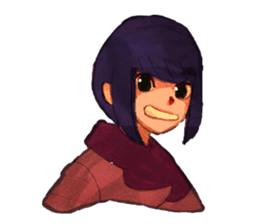 Girls expression sticker #8669967