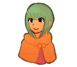 Girls expression sticker #8669975