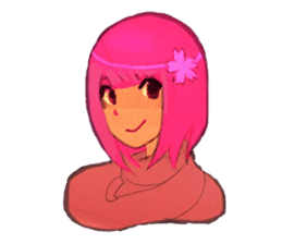 Girls expression sticker #8669984