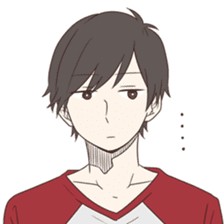 Good looking guy, giving cold shoulder sticker #8669999