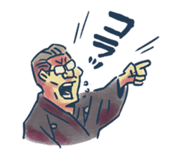 Sumo wrestler and Tortoiseshell cat sticker #8670039