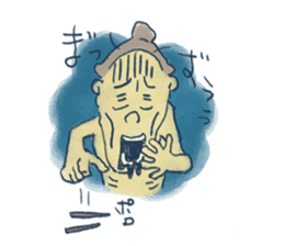 Sumo wrestler and Tortoiseshell cat sticker #8670044
