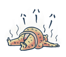 Sumo wrestler and Tortoiseshell cat sticker #8670048