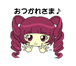 Glitter Cute Girls sticker #8670186