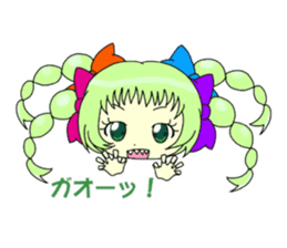 Glitter Cute Girls sticker #8670187