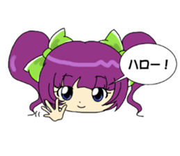 Glitter Cute Girls sticker #8670194