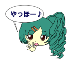 Glitter Cute Girls sticker #8670201