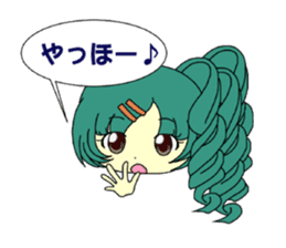 Glitter Cute Girls sticker #8670201